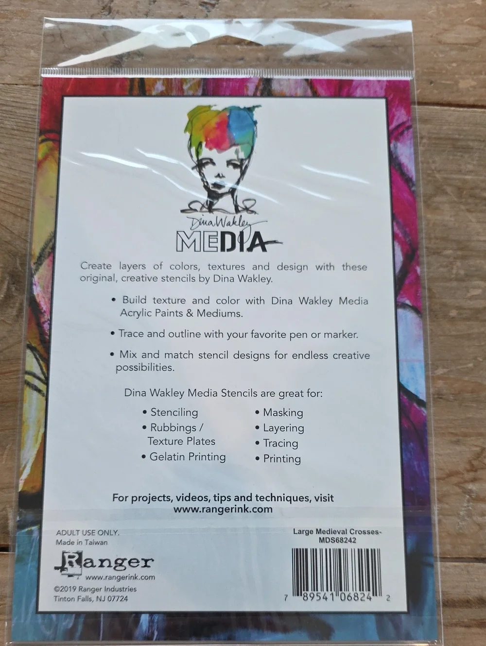 Dina Wakley Media Stencil